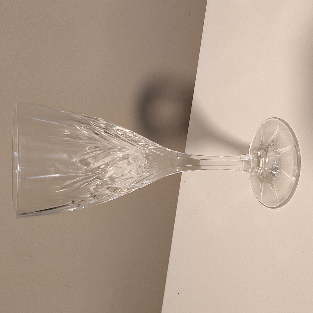 VTG 8" Crystal Wine Glasses